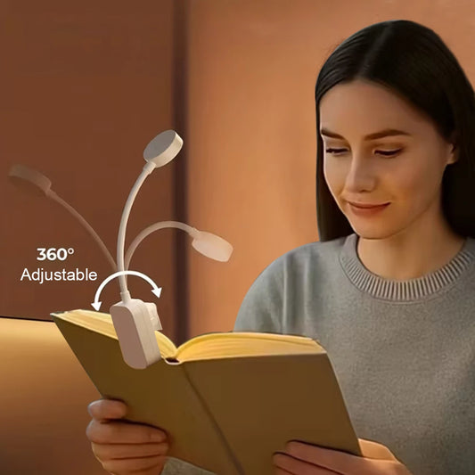 Kompakte LED Klemmlampe zum Lesen & Arbeiten