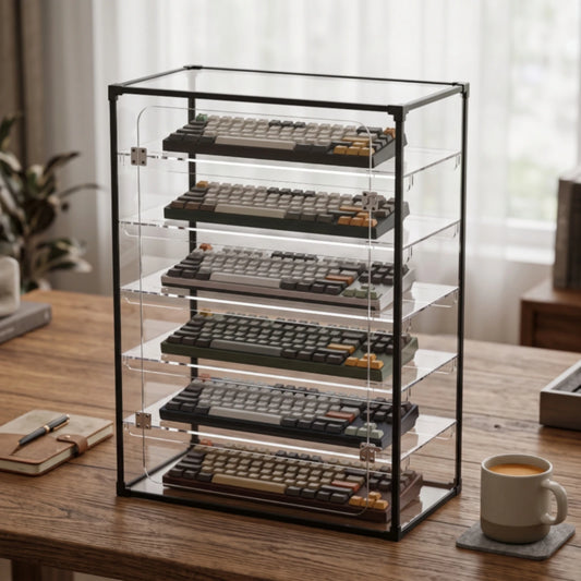 Acryl-Displaybox für Tastaturen & Desk Setups
